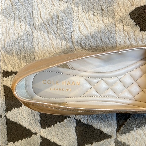 Cole Haan Polished Classic Beige Nude Wedge Pumps 2.5” Heels/ Woman/ Size 7 - Picture 3 of 6